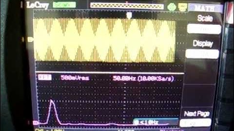 Lecroy WaveAce 224 #005 - FFT display oddities I