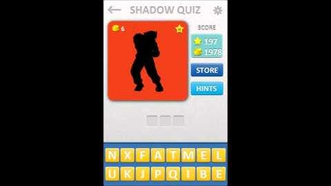 Shadow Quiz Level 191-200 Answers3052