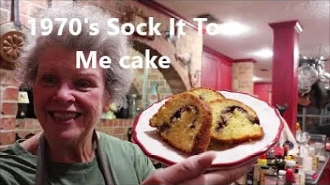 #613 1970's SOCK IT TO ME CAKE