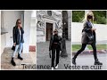Veste En Cuir Longue Femme