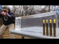 Double Barrel Elephant Rifle (500 Nitro Express) vs Ballistic Gel