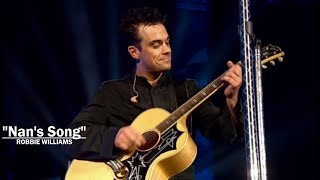 Robbie Williams - Nan&#39;s Song (Live At Knebworth) [Lyrics + Sub. Español]