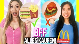 BFF MCDONALDS PANCAKE Art Challenge (Ich muss ALLES KAUFEN was SIE ZEICHNET MALT)