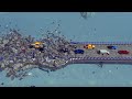 Satisfying Destruction Madness #9 Feat. More Cars on a Destructible Bridge | Besiege