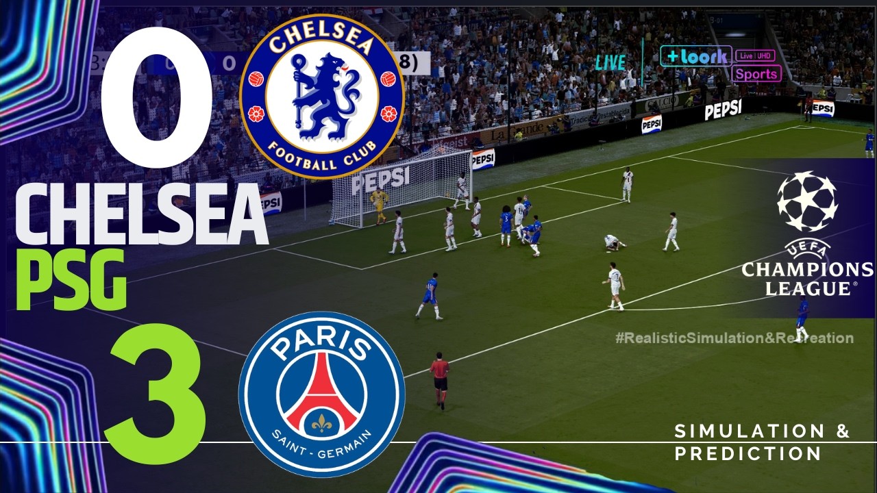 Chelsea 0 vs. 3 PSG | UEFA Champions League 25-26 | Full Match Simulation