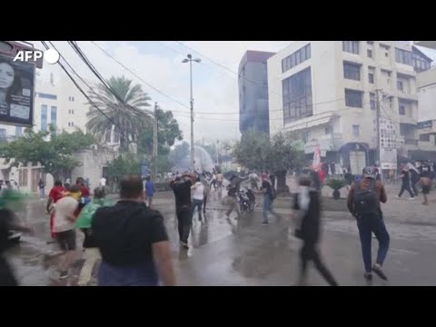 Libano, scontri a Beirut alla manifestazione pro-Palestina