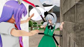 [ MMD Touhou ] Gensokyo And Pocky Game