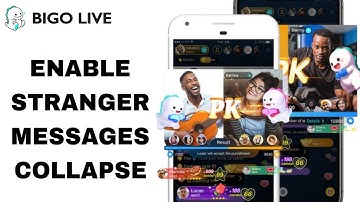 How To Enable Strangers Messages Collapse On Bigo Live App | Step By Step