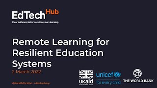 Remote Learning for Resilient Education Systems