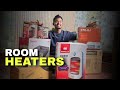 All Type of ROOM HEATERS Unboxing & Review | Radiant vs Fan Heaters