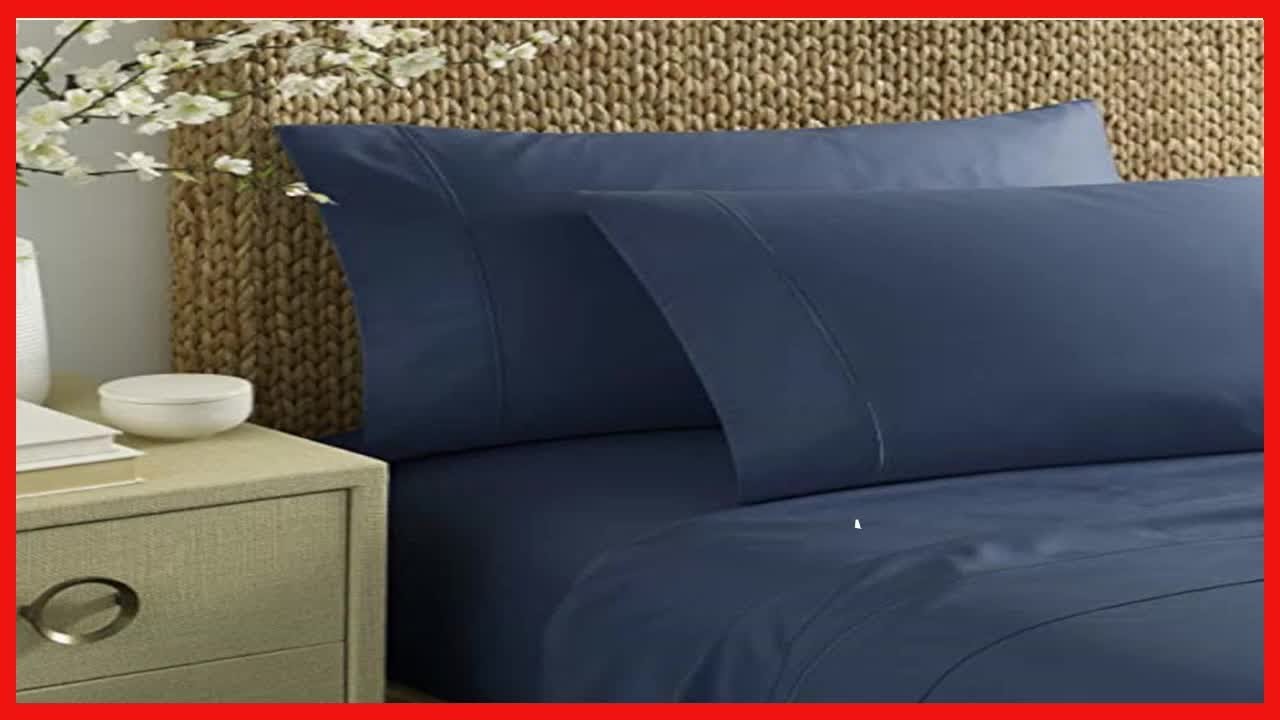 Great product -  Nautica - King Sheets, Cotton Sateen Bedding, 400 Thread Count, Silky Smooth & Wrin