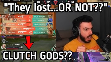 NRG are CLUTCH DEMONS... (NRG VS FAZE)