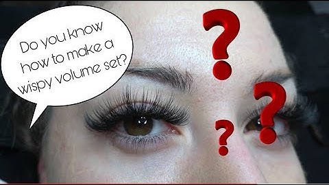 How to do a WISPY EYELASH EXTENSIONS lashes by Kins TUTORIAL