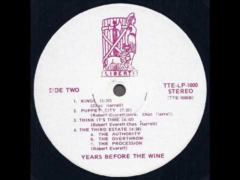 The Third Estate — The Third Estate "Years Before The Wine" 1976 *The Third Estate*