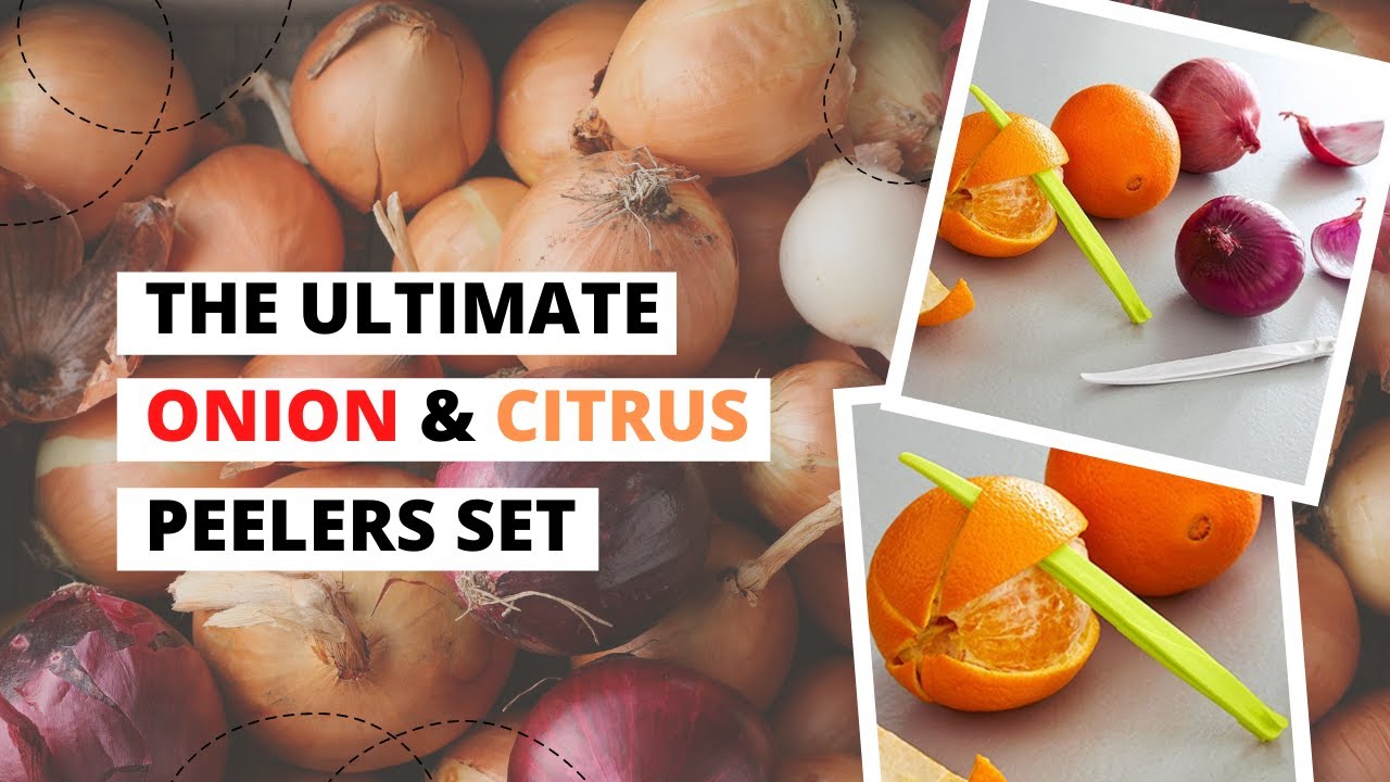 Citrus & Onion Peelers Set - Shop