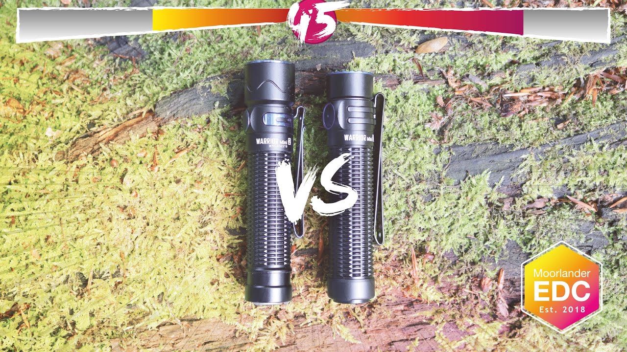 Flashlight Fight Club - Olight Warrior Mini 2 vs Warrior Mini 3