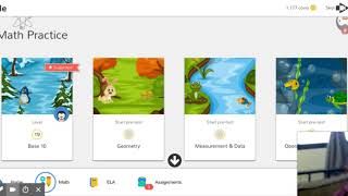Freckle Student Dashboard
