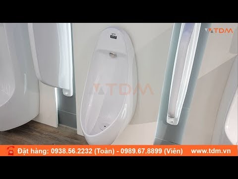 TDM.VN | Review bồn tiểu nam Inax U-417V (AU417V) dùng van xả tiểu cảm ứng giá 3.790.000đ