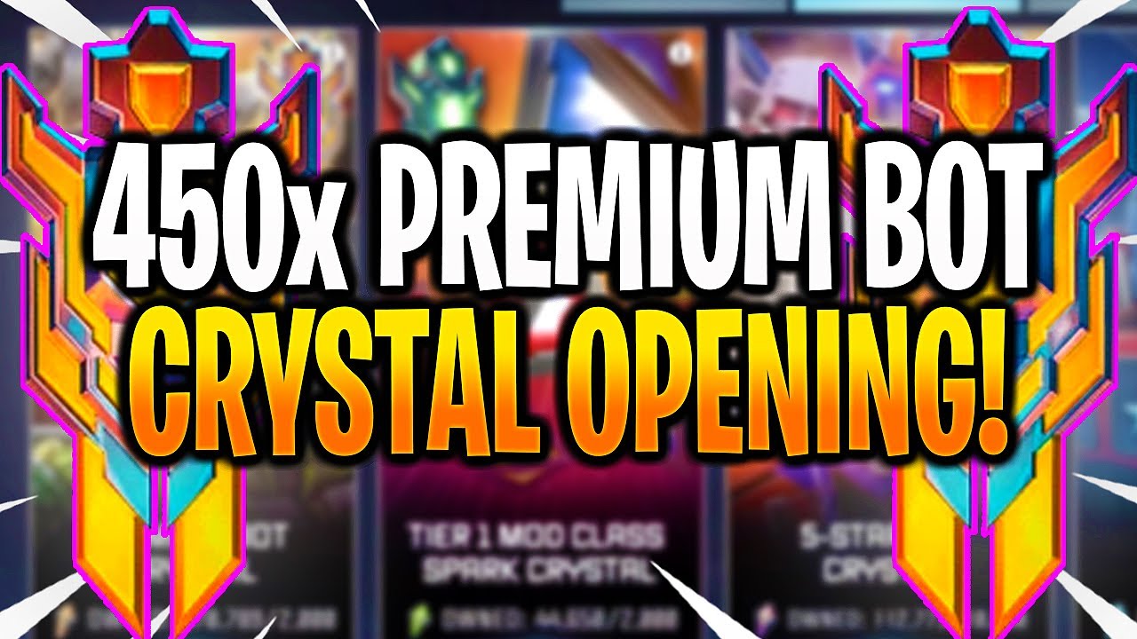 *NEW* 450x PREMIUM BOT CRYSTAL OPENING! - Transformers: Forged To Fight