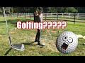 How to Golf ??? (with the boys)