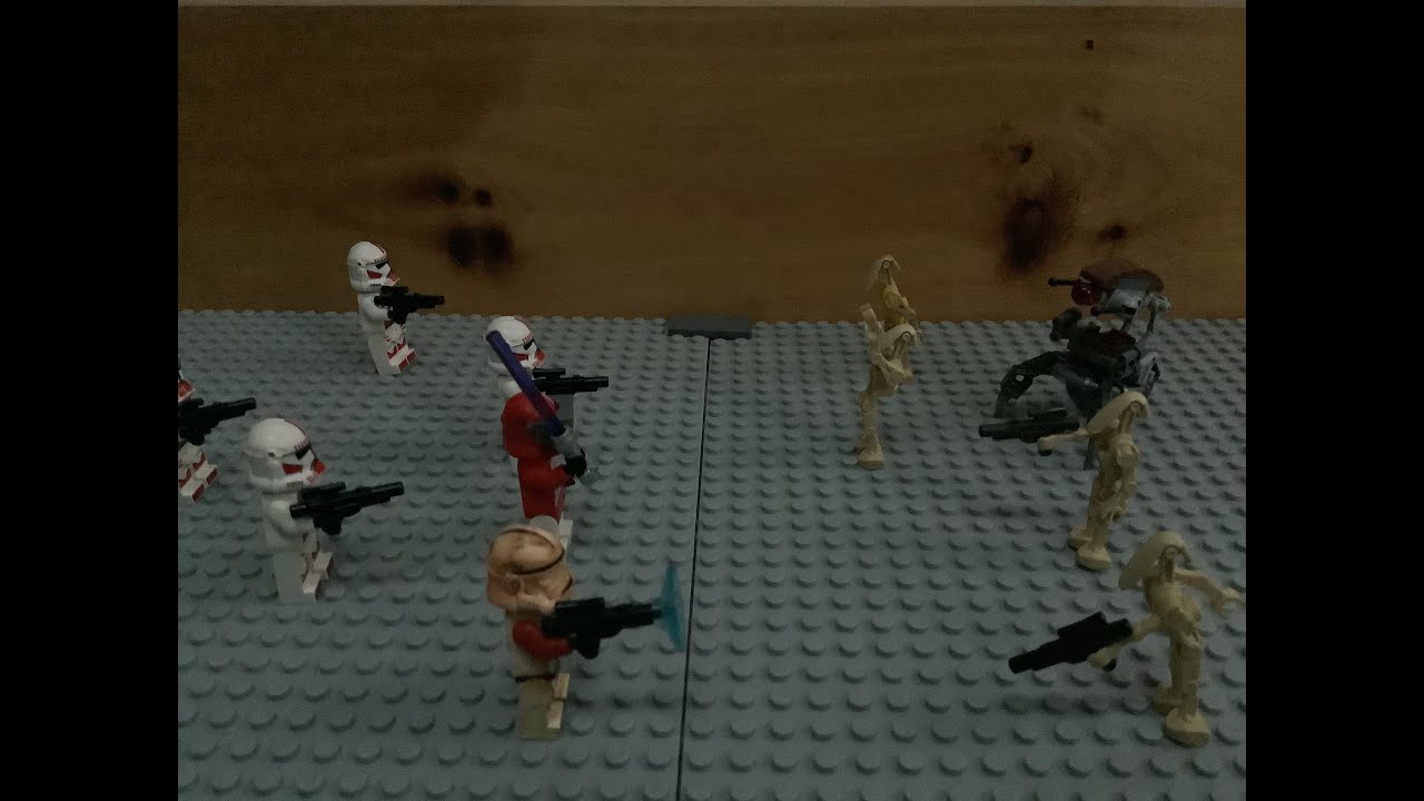Shock troopers Vs droid army.