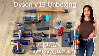 Dyson V15 Detect Absolute: Unboxing + First Impressions!