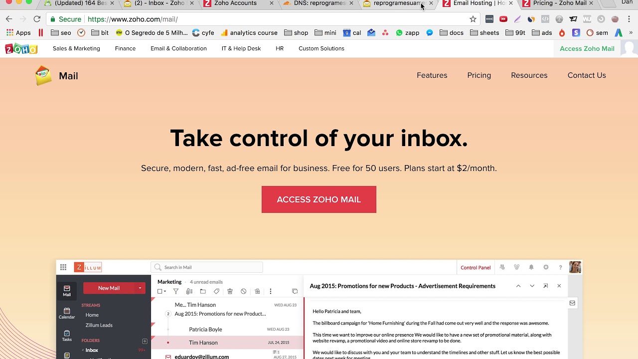 Como Criar Email Domínio Próprio Grátis Rápido e Fácil