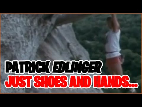 Patrick Edlinger, French Free Solo Climber, Climbing without a Security Rope, just Shoes and Hands