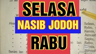 NASIB JODOH HARI LAHIR SELASA DAN RABU