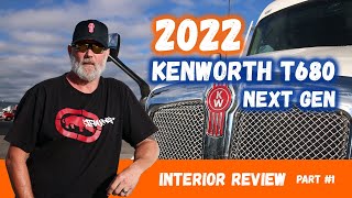2022 Kenworth T680 Next Generation Interior Review Part Seat, Steering Wheel, Dash