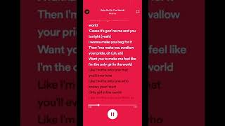 Only Girl In The World Sped Up Songs