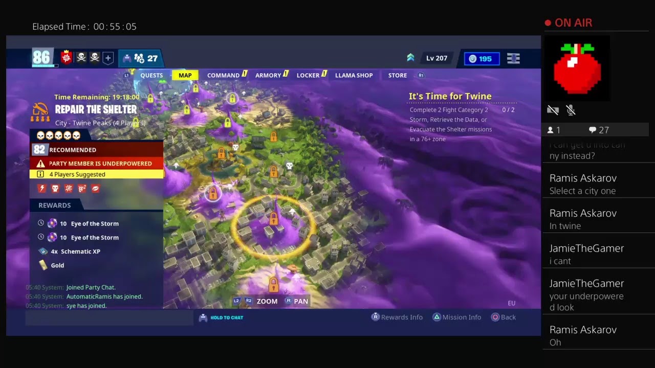 Twine Peaks Quest Line