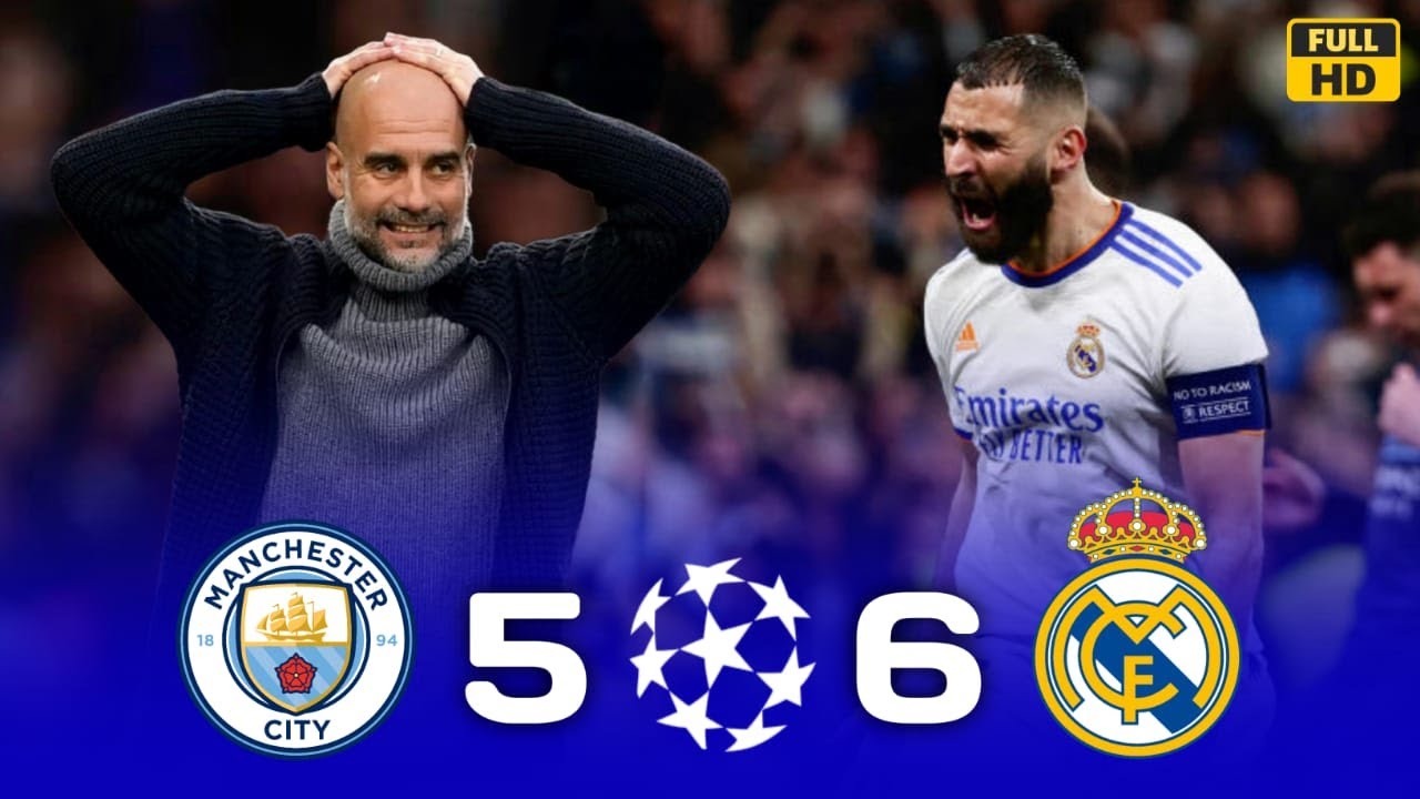 جنووون جوارديولا🔥🔥ريمونتادا ريال مدريد ومانشستر سيتي التاريخية💥 ربع نهائي دوري أبطال أوروبا 2022