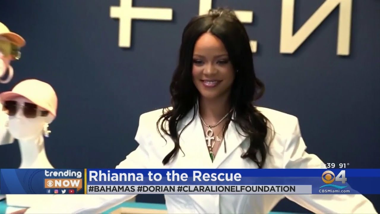 Rihanna To Help Bahamas Recovery Effort After Hurricane Dorian YouTube