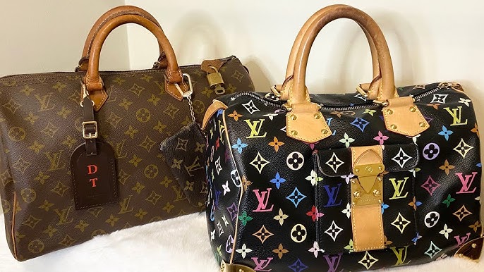 Louis Vuitton Multicolor Noir Black Speedy 30 – Bagaholic