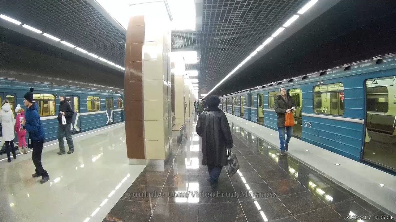 Открытие станции метро Ховрино 31 декабря 2017 года - YouTube