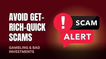 Avoid Get-Rich-Quick Scams, Gambling & Bad Investments | Biblical Financial Wisdom