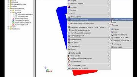 3D linear actuator simulation & post-processing in Flux®  3D software