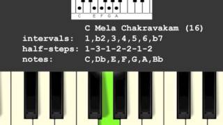 Mela Chakravakam Scale/Raga (16)