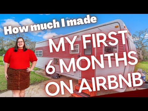 EXACTLY how much $$$ my AirBnB camper made/ lost in its first 6 months