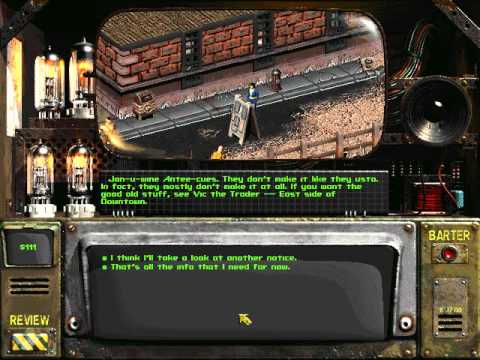 Let's Play Fallout 2 [Blind] 009 [004.01.a] Downto...