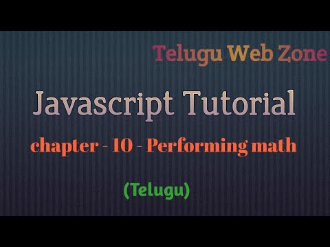 Javascript tutorial course -10- how to performing mathematics with the ...