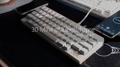 HHKB 30 Minutes of keyboard Typing Sounds