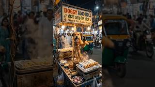 Doggy Aloo Roll #music #food #ai #shorts #trending #explore