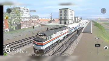 Derailed Valley Amtrack Run: Passenger Service: Summer Lake Pass: Part 1: Trainz Simulator 3