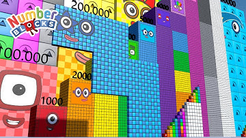 Learn Big Numbers 500 vs 50,000,000 with Numberblocks Puzzle | Super Fun Math for Kids 🚀
