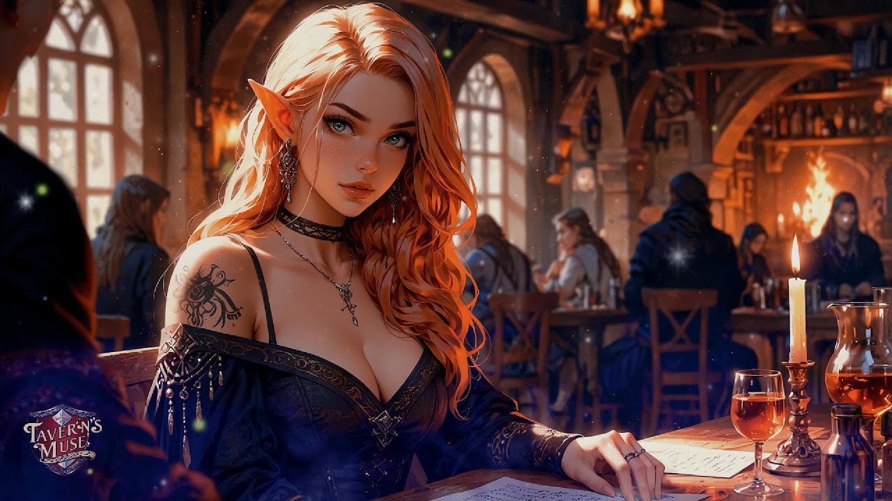 Elven Tavern Bard Music | Uplifting Celtic & Elven Music | Medieval Tavern Atmosphere