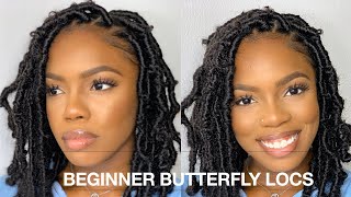 HOW TO DO BUTTERFLY LOCS FOR THE FIRST TIME!! ( beginner tutorial )