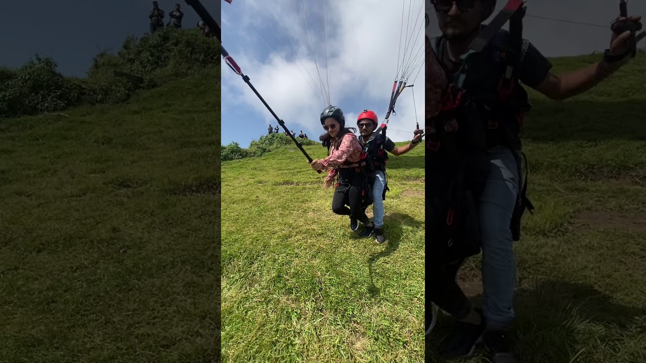 ⁣Paragliding Most Viral Tiktok Takeoff Video ,Paragliding In Pokhara Nepal