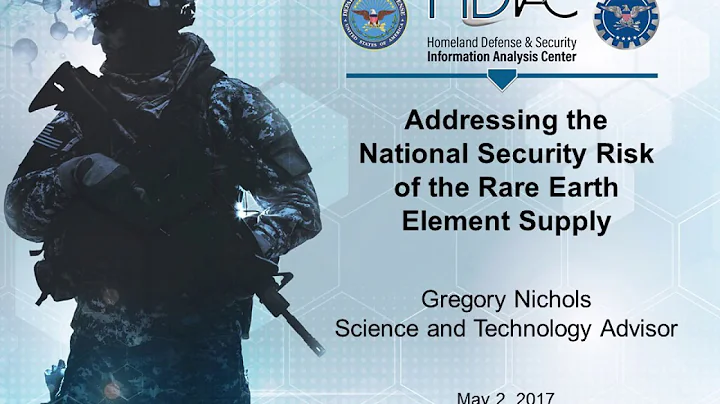 Addressing the National Security Risk of the Rare Earth Element Supply